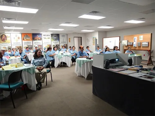 Custodial team member training