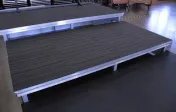 Risers with carpet