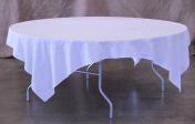 Table, 6ft round with cloth